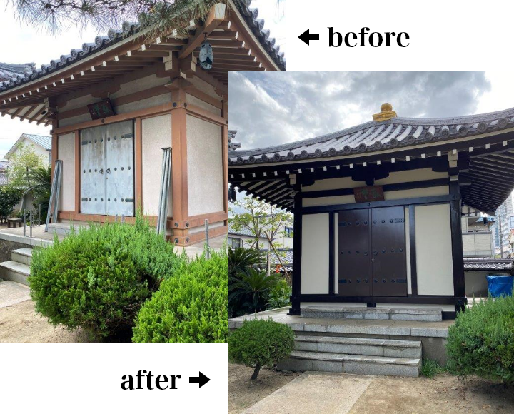 寺院・神社の改修・塗り替え
